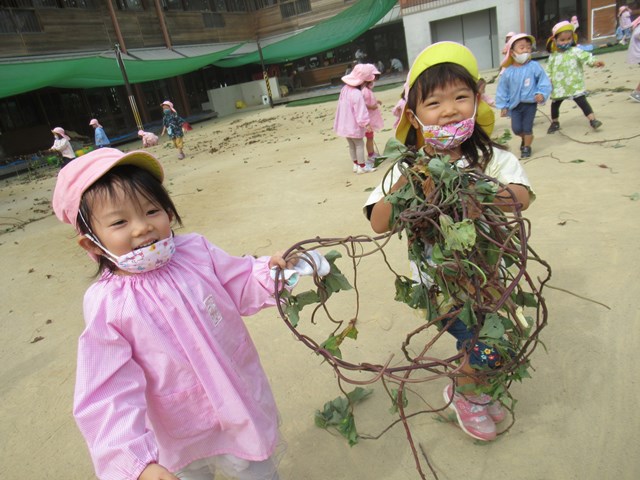 わくわくポテトデー つる遊び編 若葉第三幼稚園